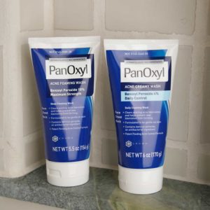 PanOxyl 4% wash and 10% wash